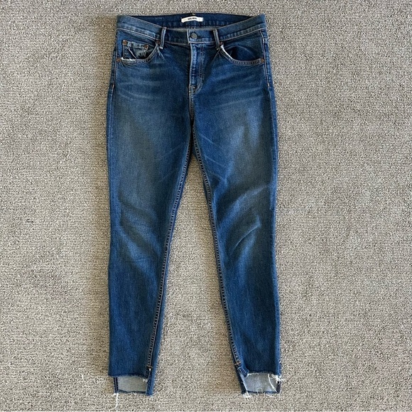 GRLFRND × Revolve Candice Skinny Step Hem Jeans in No More Tears Size 27 - Picture 1 of 8